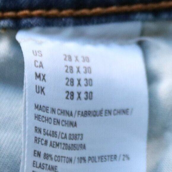 Men's Boys American Eagle Outfitters Jeans 28 X 30 - Picture 6 of 6